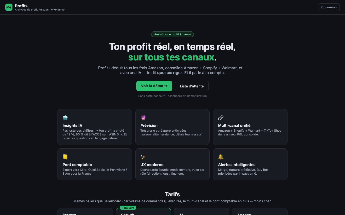 Aperçu de Profit+